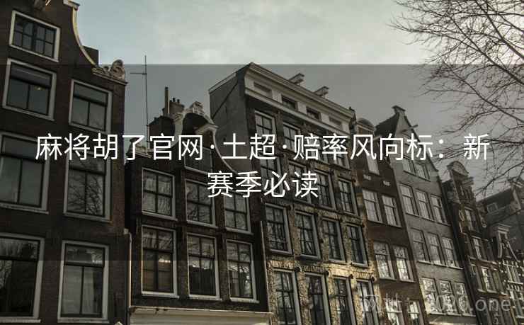 麻将胡了官网·土超·赔率风向标：新赛季必读  第2张