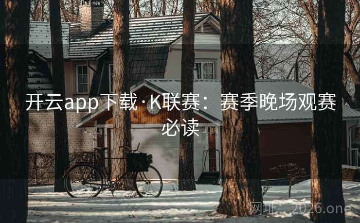 开云app下载·K联赛：赛季晚场观赛必读