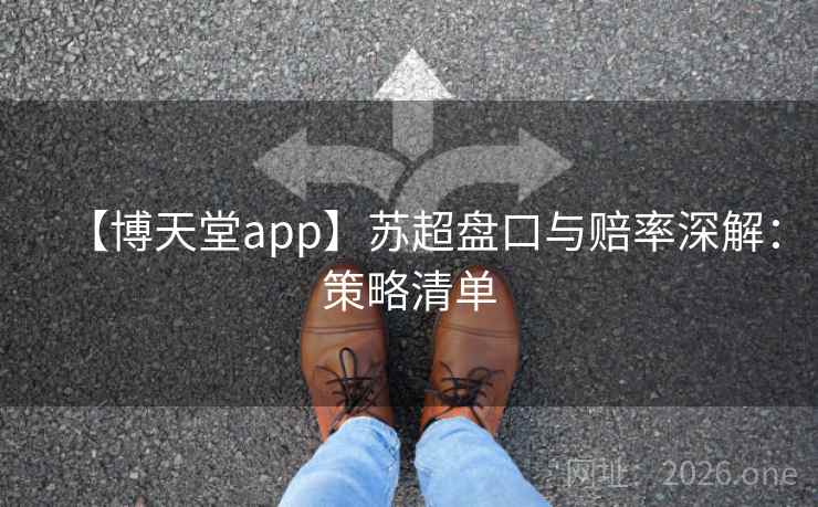 【博天堂app】苏超盘口与赔率深解:策略清单 第2张 【博天堂app】苏超盘口与赔率深解:策略清单 第2张